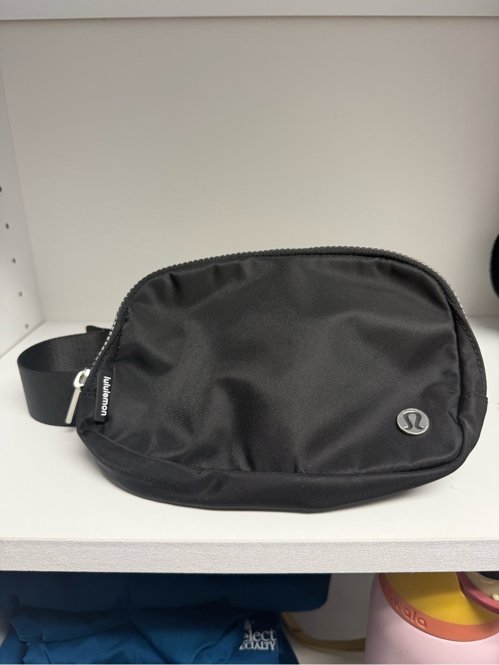 lululemon athletica Black Nylon Belt Bag